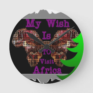 Mein Wunsch Runde Wanduhr