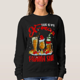 Mein X Mas Pajama Shirt Xmas Santa Reindeer Elf Be