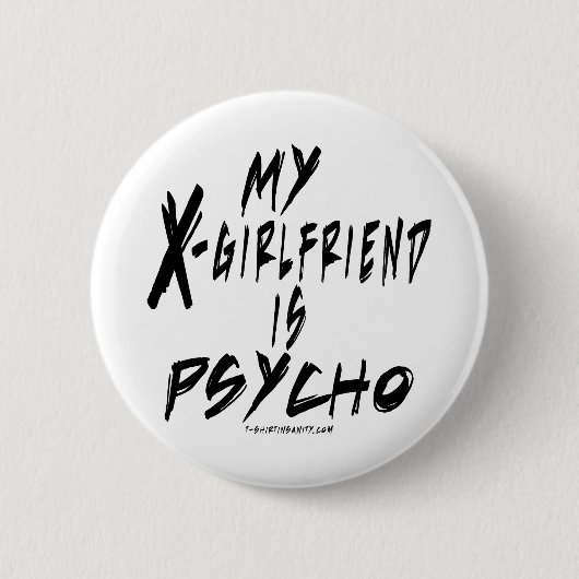 Mein xgirlfriend ist ein psychisches button (Vorderseite)
