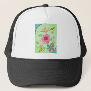 Mein XOXO Kleine Prinzessin Blumendruck Design Truckerkappe
