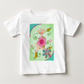 Mein XOXO Little Princess Blues Art Print Design Baby T-shirt (Vorderseite)
