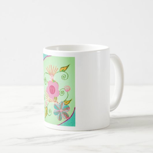 Mein XOXO Little Princess Blues Art Print Design Kaffeetasse (VorderseiteRechts)