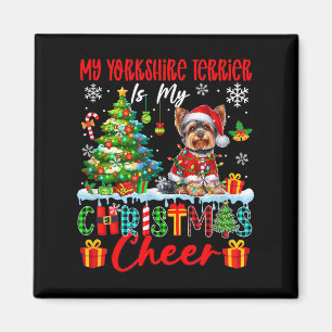 Mein Yorkshire Terrier ist meine Weihnachtsfreude  Magnet