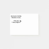 Mein Zahnarzt sagte mir Post-it Klebezettel (Vorderseite)