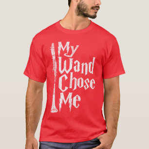 Mein Zauberstab wählte mich Klarinettenspieler Kla T-Shirt