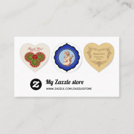 Mein Zazzle-Store zeigt ein Artwork-Portfolio CC10 Visitenkarte