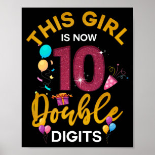 Mein zehnter Geburtstag ist dieses Mädchen jetzt 1 Poster