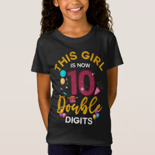 Mein zehnter Geburtstag ist dieses Mädchen jetzt T-Shirt