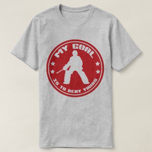 Mein Ziel, Eishockey-Zitat T-Shirt (Design vorne)