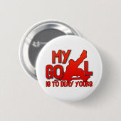 Mein Ziel, Hockey Goalie Button (Vorne & Hinten)