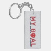 Mein Ziel, Hockey Goalie Mask Schlüsselanhänger (Vorderseite links)