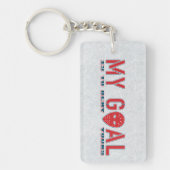 Mein Ziel, Hockey Goalie Mask Schlüsselanhänger (Vorderseite)