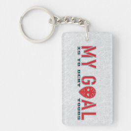 Mein Ziel, Hockey Goalie Mask Schlüsselanhänger