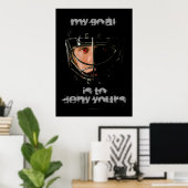 Mein Ziel (Hockey Goalie) Poster (Heimbüro)