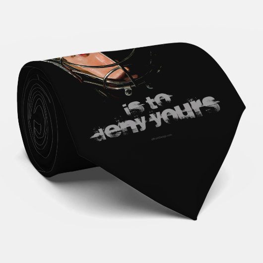 Mein Ziel (Hockey-Tormann) Krawatte (Gerollt)