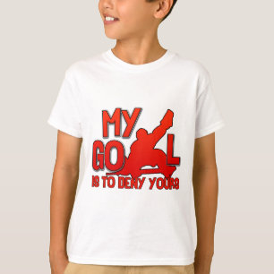 Mein Ziel, Hockey-Tormann T-Shirt