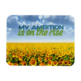 Mein Ziel ist auf dem Vormarsch Motivation Affirma Magnet