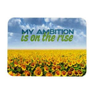 Mein Ziel ist auf dem Vormarsch Motivation Affirma Magnet