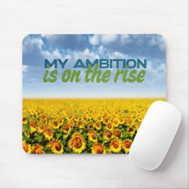 Mein Ziel ist auf dem Vormarsch Motivation Affirma Mousepad