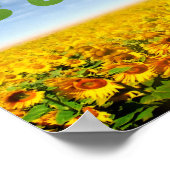 Mein Ziel ist auf dem Vormarsch Motivation Affirma Poster (Ecke)