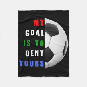 Mein Ziel ist es, deine zu verneinen Fußballspiele Fleecedecke