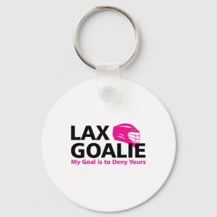 Mein Ziel ist es, deinen Lacrosse Goalie Lax Funny Schlüsselanhänger