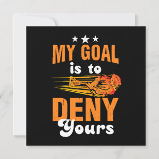 Mein Ziel ist es, deinen Lacrosse zu leugnen