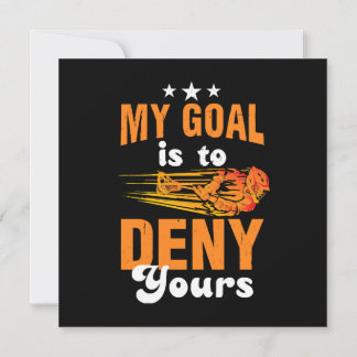 Mein Ziel ist es, deinen Lacrosse zu leugnen Einladung