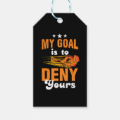 Mein Ziel ist es, deinen Lacrosse zu leugnen Geschenkanhänger (Vorderseite)