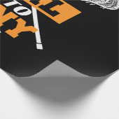 Mein Ziel ist es, deinen Lacrosse zu leugnen Geschenkpapier (Ecke)