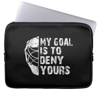 Mein Ziel ist es, dir das Hockey-Goalie-Eis zu ver Laptopschutzhülle