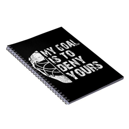 Mein Ziel ist es, dir das Hockey-Goalie-Eis zu ver Notizblock (Rechte Seite)