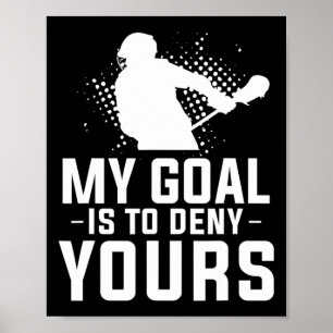 Mein Ziel ist es, dir den Lacrosse Player zu verwe Poster