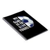 Mein Ziel ist es, dir Fußball-Goalie zu verweigern Notizblock (Rechte Seite)