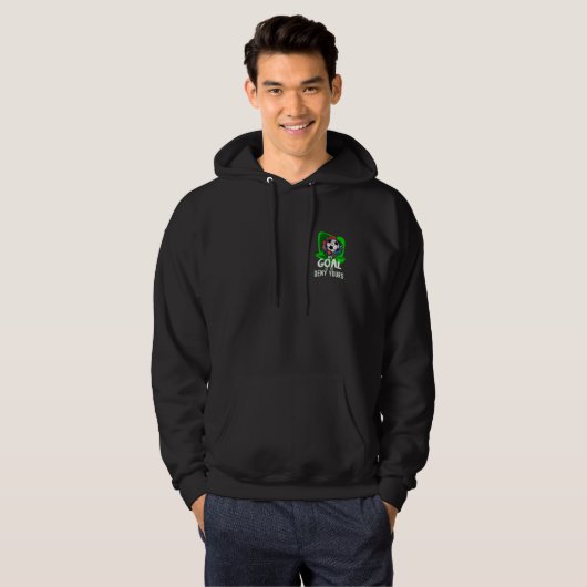 Mein Ziel ist es, euch zu leugnen, Football Player Hoodie (Vorne ganz)