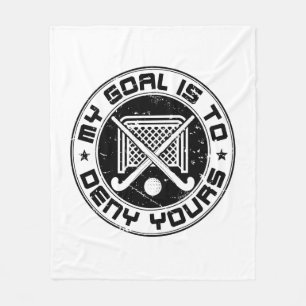 Mein Ziel ist es, eure Feldhockey-Goalie zu verwei Fleecedecke