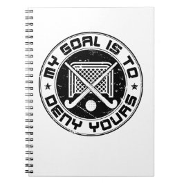 Mein Ziel ist es, eure Feldhockey-Goalie zu verwei Notizblock