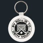 Mein Ziel ist es, eure Feldhockey-Goalie zu verwei Schlüsselanhänger<br><div class="desc">Field Hockey Neuheit Design mit coolem Torhüter Zitat</div>