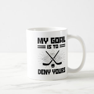 Mein Ziel ist es, Ihrem Hockeyspieler Feldhockey z Kaffeetasse