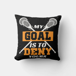 Mein Ziel ist es, Ihrem Lacrosse zu widersprechen Kissen