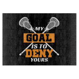 Mein Ziel ist es, Ihrem Lacrosse zu widersprechen Schneidebrett