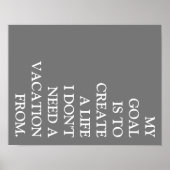 MEIN ZIEL POSTER VON GINA (Vorne)