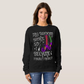Mein Zimmer brach ab, und so wurde ich Projektleit Sweatshirt (Vorne ganz)