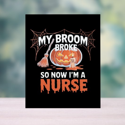 Mein Zimmer brach also, jetzt bin ich ein kurzes S Acrylschild (Neutral)