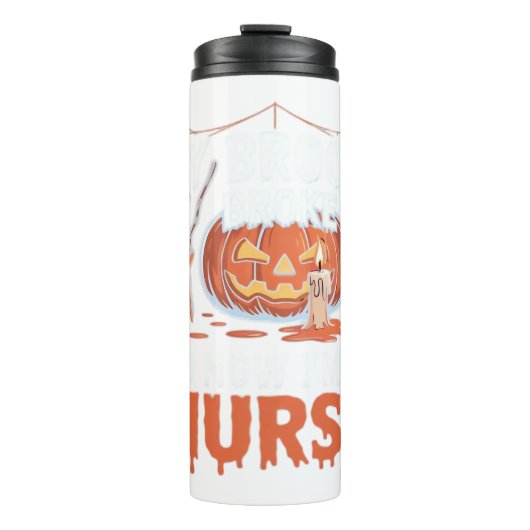 Mein Zimmer brach also, jetzt bin ich ein kurzes S Thermosbecher (Vorderseite)