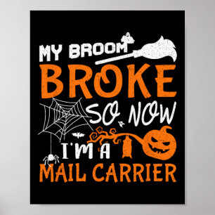 Mein Zimmer brach also, jetzt bin ich ein Mail Car Poster