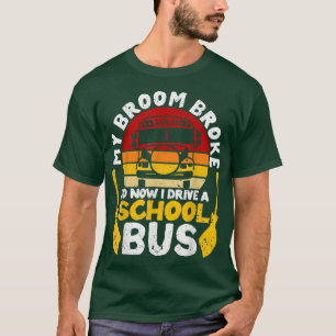 Mein Zimmer brach ich Auto Schulbus Hexenknuss Sch T-Shirt