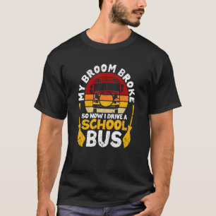 Mein Zimmer brach ich Auto Schulbus Hexenknuss Sch T-Shirt