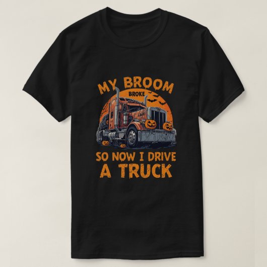 Mein Zimmer brach so, jetzt fahre ich einen LKW -  T-Shirt (Design vorne)