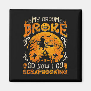 Mein Zimmer brach so, jetzt gehe ich Scrapbooking  Magnet